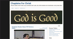 Desktop Screenshot of chaplainsforchrist.org